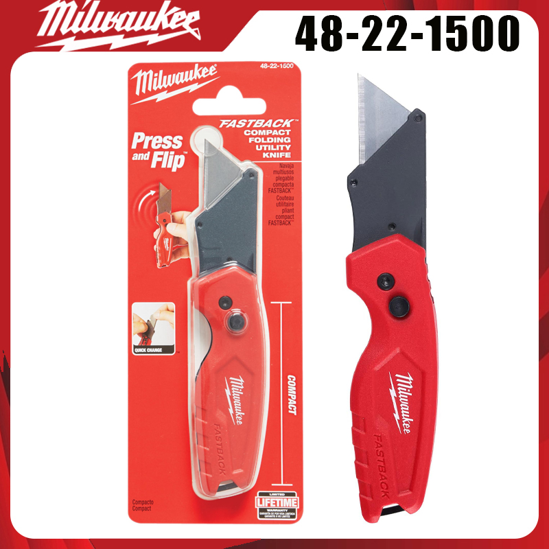Heavy Equipment Blade - Milwaukee 48-22-1500 FASTBACK Folding Utility Knife