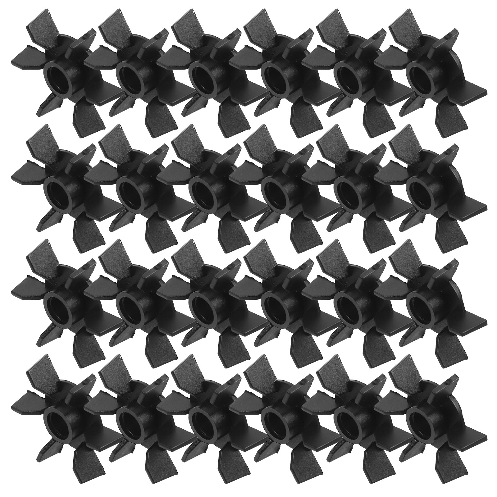 Heavy Equipment Blade - 100Pcs Plastic Motor Fan Blade Replacement