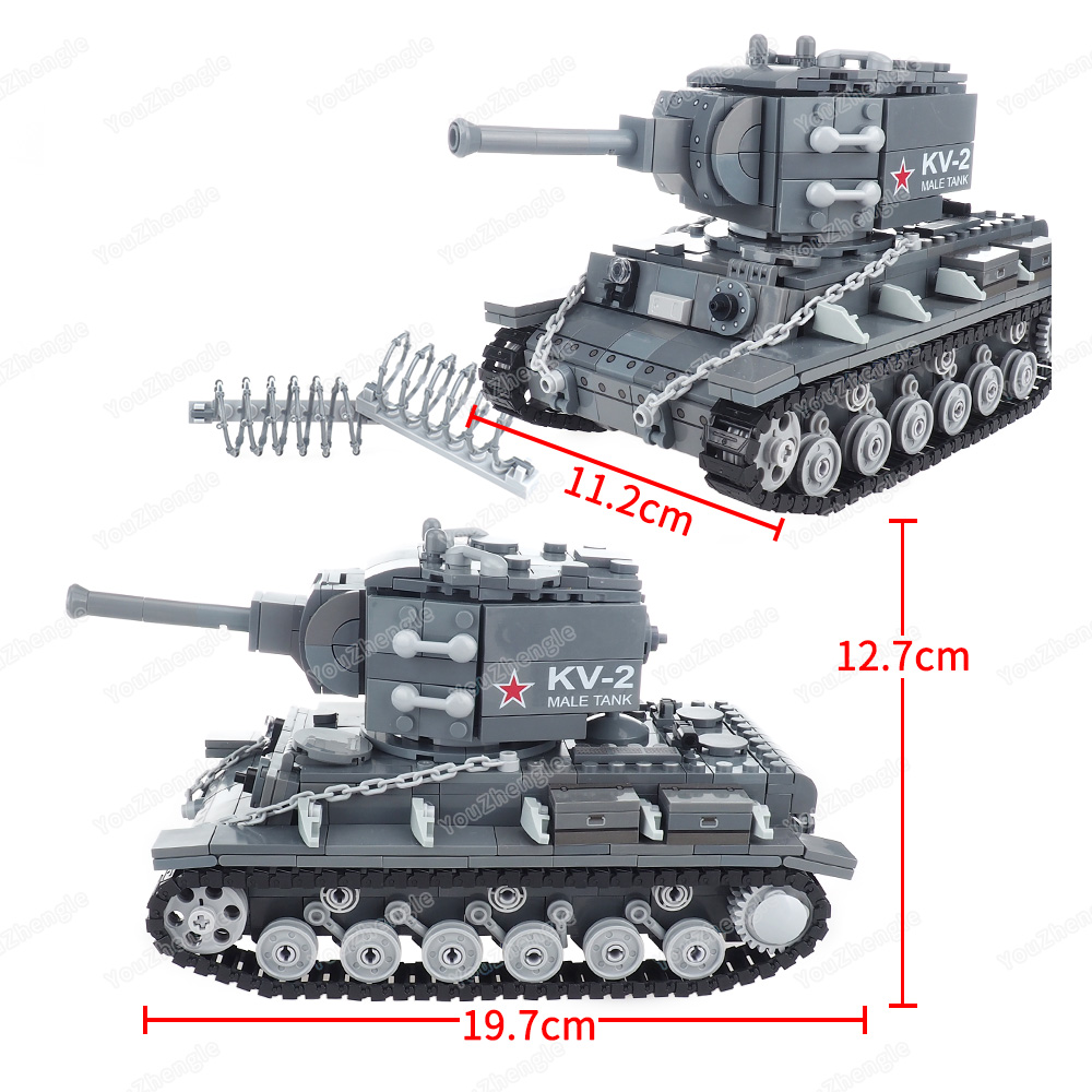 WW2 KV-2 Heavy tank Building B - огляд і ціна Heavy Equipment Armor