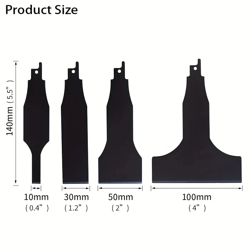 4PC Heavy Duty Reciprocating S - огляд і ціна Heavy Equipment Blade