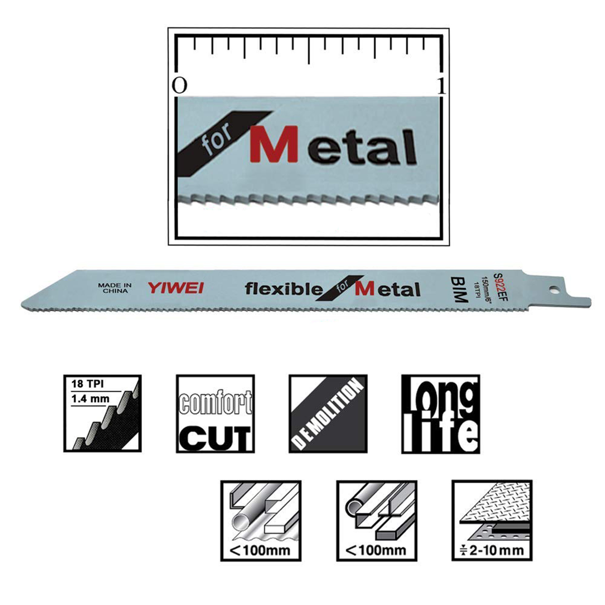 Heavy Duty Metal Cutting Recip - огляд і ціна Heavy Equipment Blade